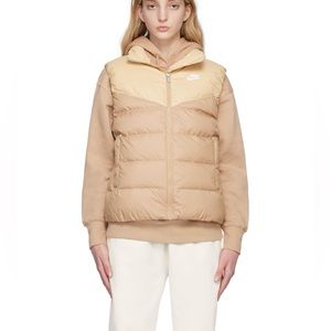 Tan Sportswear Therma-Fit Windrunner Down Vest